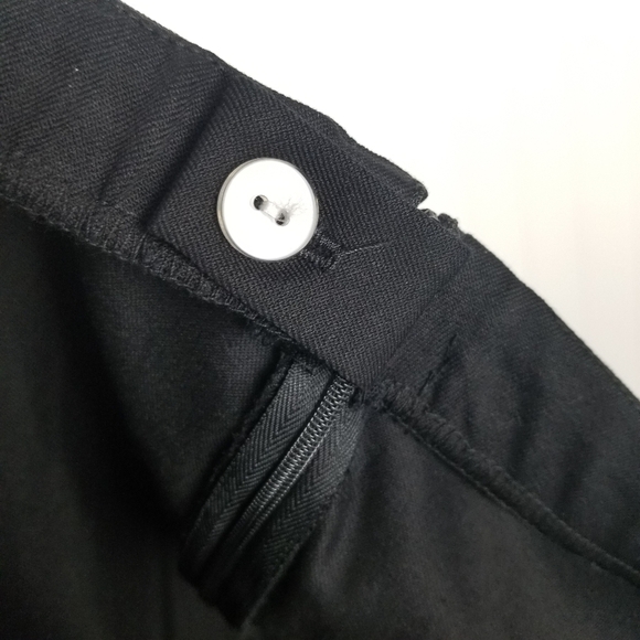 Eleven Classic Black Womens Pants Stretch Waist Size 14 Straight Leg Office Work - Picture 8 of 8